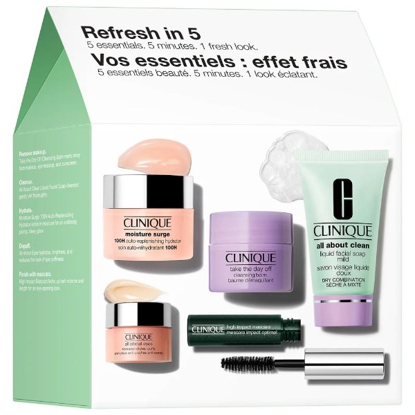 Refresh in 5 Skincare and Makeup Set