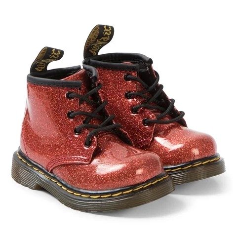 Dr. Martens Red Glitter 1460 Boots | AlexandAlexa