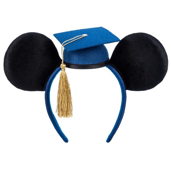 Mickey Mouse Graduation Ear Headband for Adults 2024