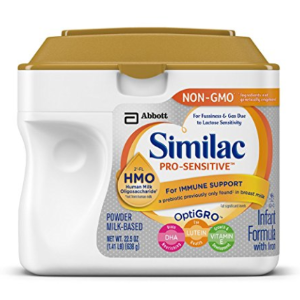 Similac Pro-Sensitive 敏感型非转基因益生元婴儿奶粉 6大罐 22.5oz