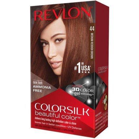 Revlon colorsilk beautiful color hair color, medium reddish brown