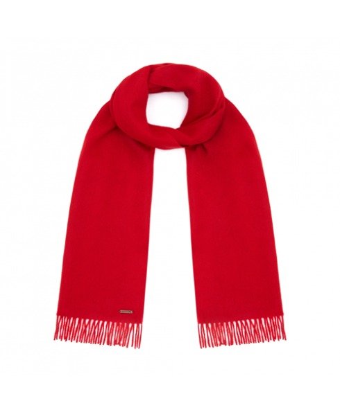 红色羊绒围巾