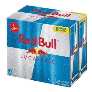 Red Bull Energy Drink Sugar Free, Sugarfree, 8.4 Fl Oz (24 Count)