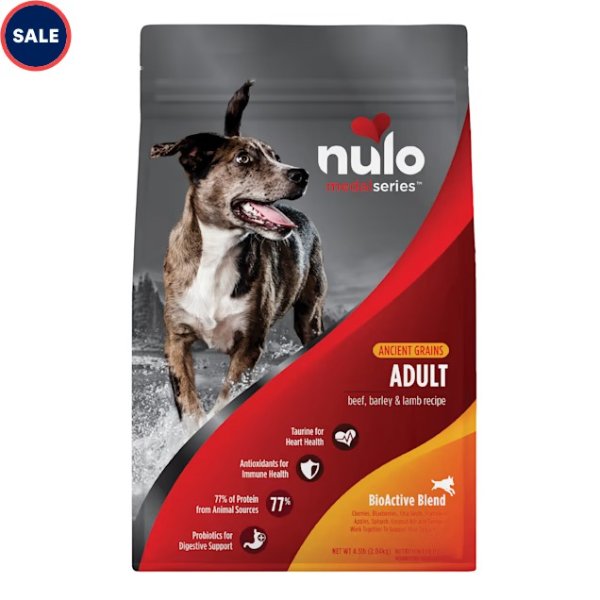 Nulo MedalSeries Ancient Grains Beef, Barley & Lamb Adult Dry Dog Food, 24 lbs. | Petco