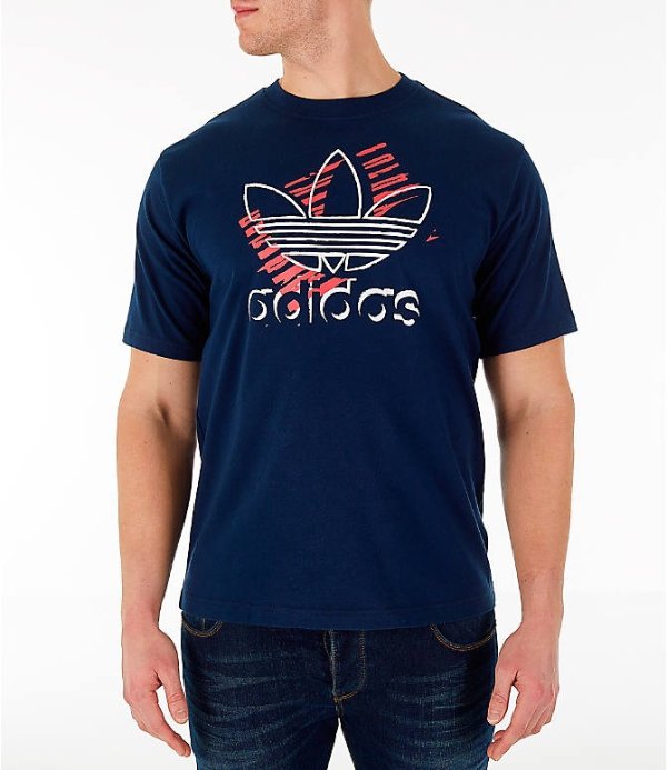 Men's adidas Originals Trefoil Sketch T-Shirt