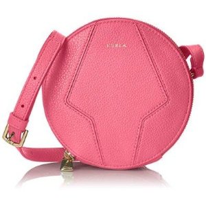 Furla Perla Mini Round Cross Body Bag, Pinky/Magenta, One Size