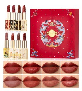 Lipstick Set, 8 PCS Matte Lipsticks Waterproof Long Lasting Shimmer Silky Cream Full Color Nourish Lip Makeup Gift Box…