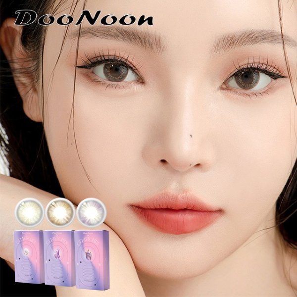 [Contact lenses] DooNoon GEMSTONES Monthly [3 lenses / 1Box] / 1Month Disposable Colored Contact Lenses<!--ドゥーヌーン ジェムストーンズ マンスリー 度あり 3枚入 1箱3枚入 □Contact Lenses□-->