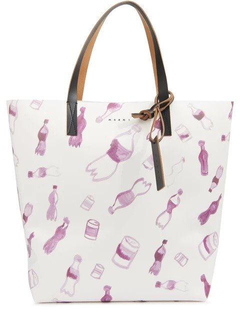 Shopping bag with allover pattern