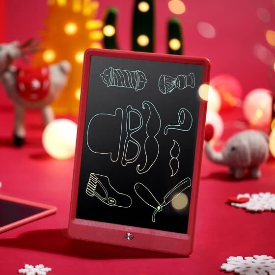 J.ZAO LCD tablet electronic tablet 10 inch rainbow handwriting, red