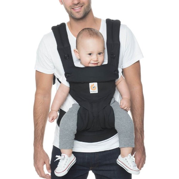 360 Cotton Baby Carrier - Pure Black