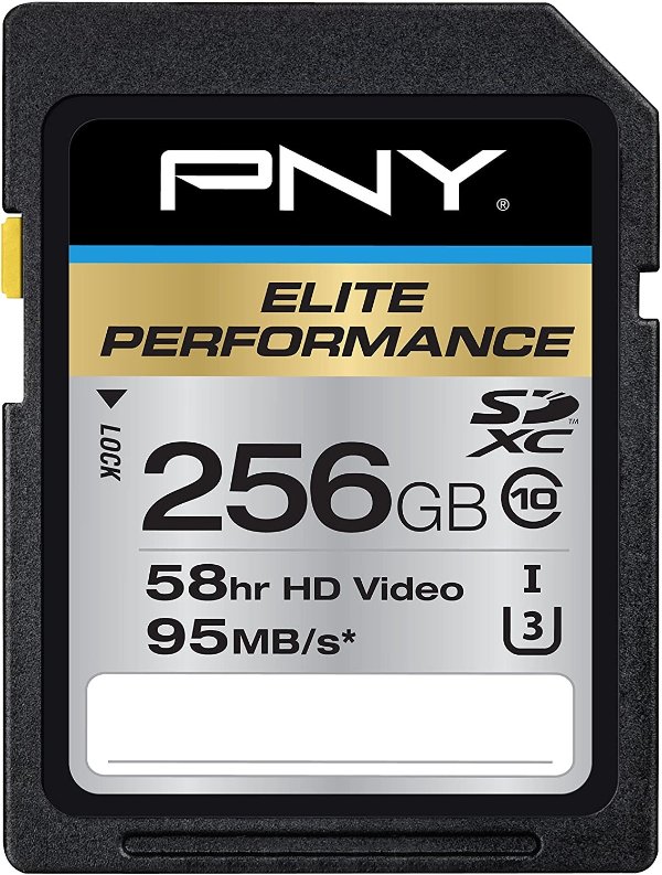 256GB Elite Performance C10 U3 SDXC 存储卡