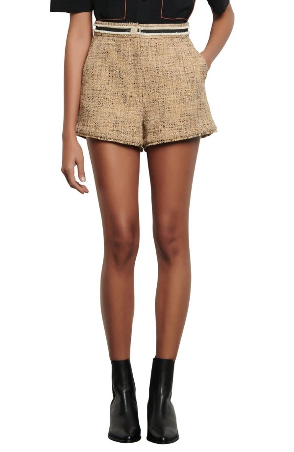 Soni Tweed Shorts