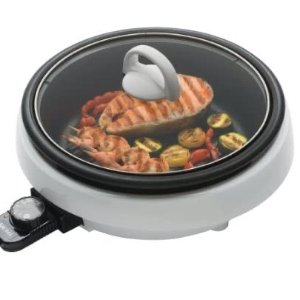 Aroma Housewares 3-Quart 3-in-1 Super Pot with Grill Plate