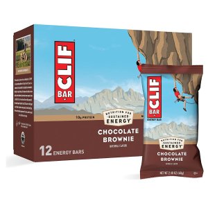 CLIF BARS Chocolate Brownie Protein Bars, 2.4 Oz 12 Count
