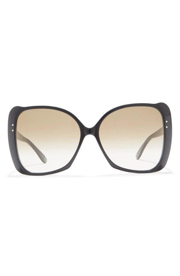 57mm Oversize Sunglasses