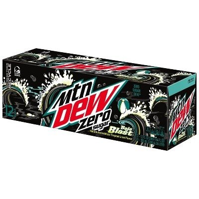 Mountain Dew Baja Blast Zero Sugar - 12pk/12 fl oz Cans