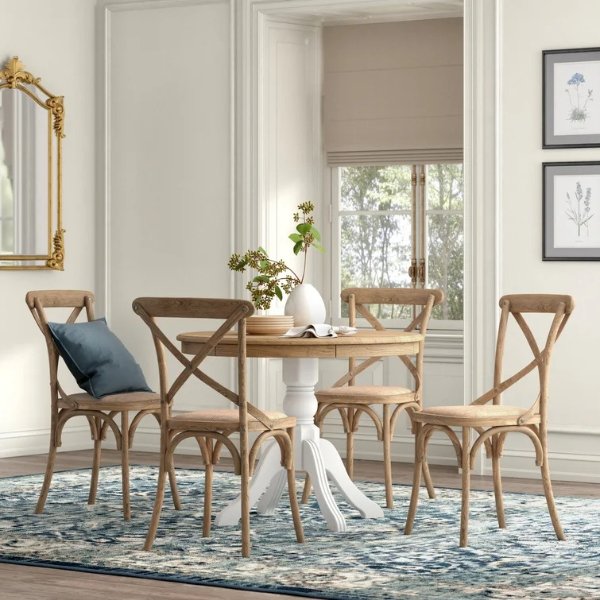 Liv 4 - Person Pine Solid Wood Dining Set