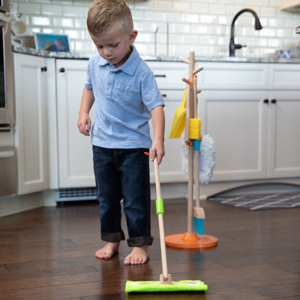 Sweep, Scrub, and Shine Cleaning Set - Best for Ages 3 to 4