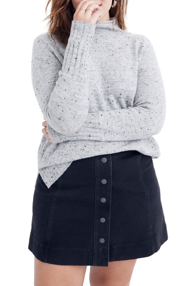 Donegal Inland Turtleneck Sweater(Regular & Plus Size)