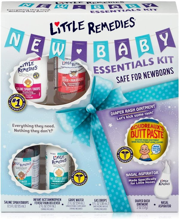 Little Remedies 新生儿必备药和护理产品套装