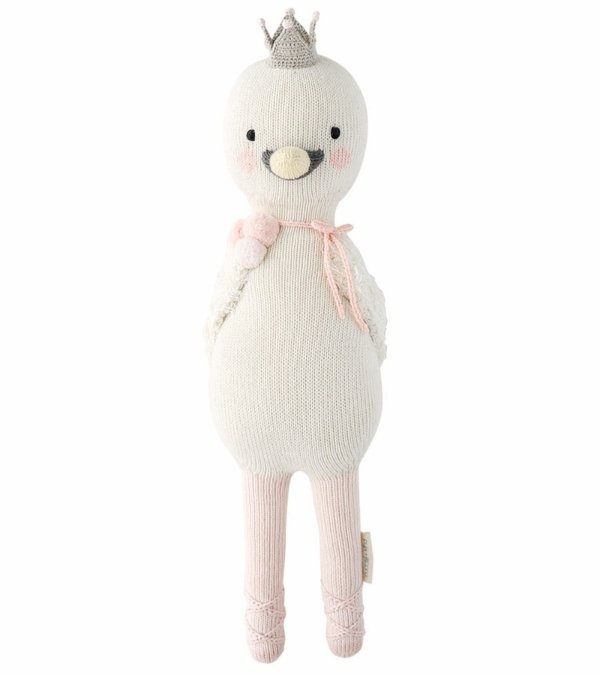 Cuddle+Kind Hand Knit Doll - Harlow the Swan, 20"