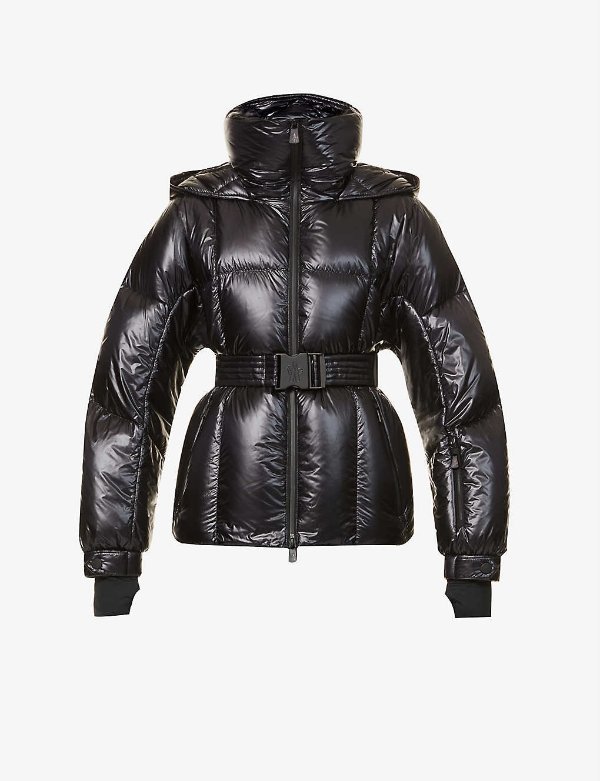 Grossaix belted shell-down jacket
