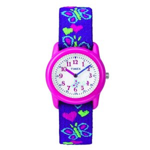 Timex Girls Time Machines Analog Elastic Fabric Strap Watch @ Amazon