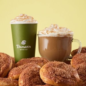New Release: Panera Cinnamon Crunch Bagel Latte $4.49
