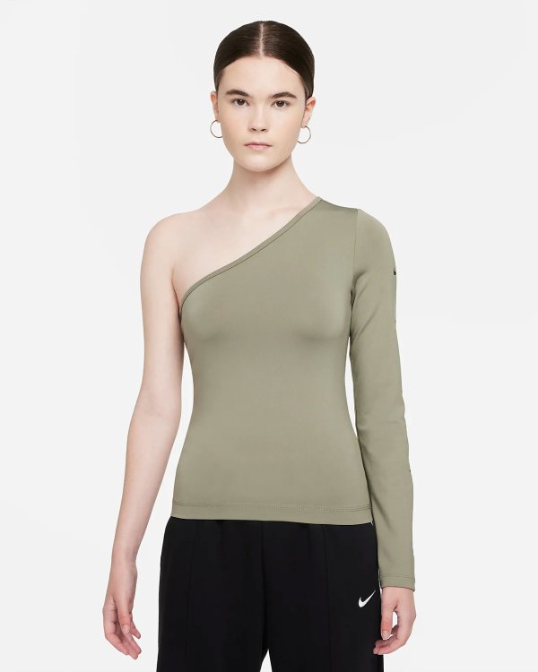 Sportswear Women's Asymmetrical Long-Sleeve Top..com