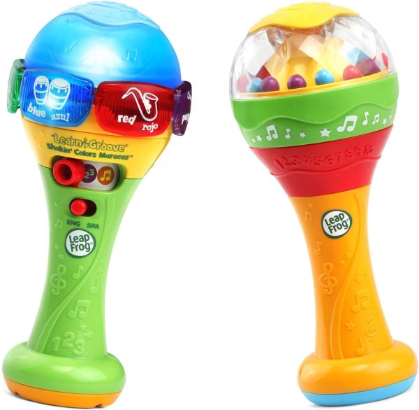Learn & Groove Shakin' Colors Maracas - Includes electronic and non-electronic maracas, Parent's Guide, Multicolor