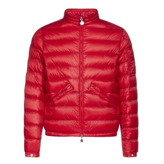 Men's Quilted Jacket in Red