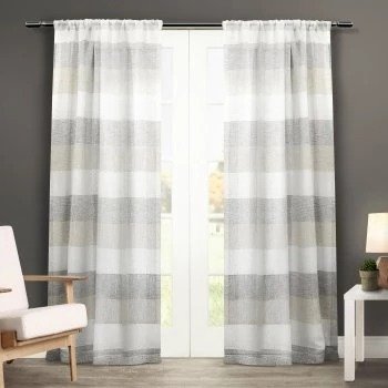 Exclusive Home Bern Rod Pocket Curtain Panel Pair