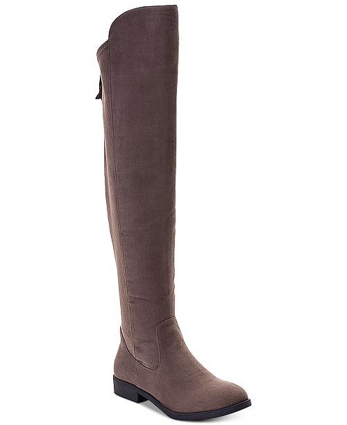 Hayley Wide-Calf Over-The-Knee Zip Boots, Created for Macy's