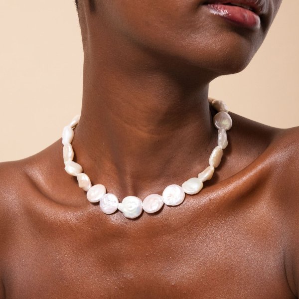Opulent Pearl Gold Necklace | Astrid & Miyu Necklaces