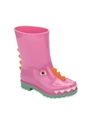 Girl's Alligator Rain Boots