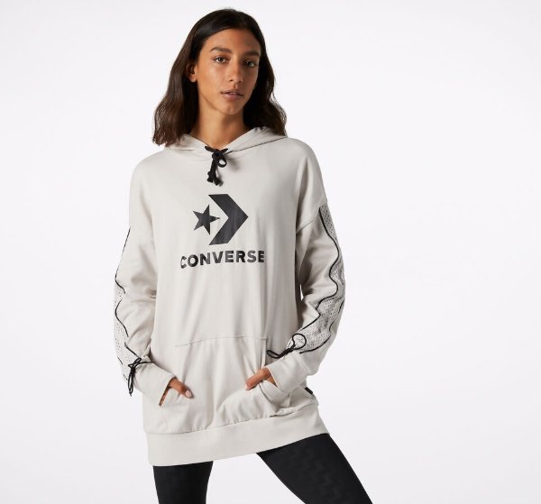 ​Drawcord Pullover Womens Hoodie. Converse.com
