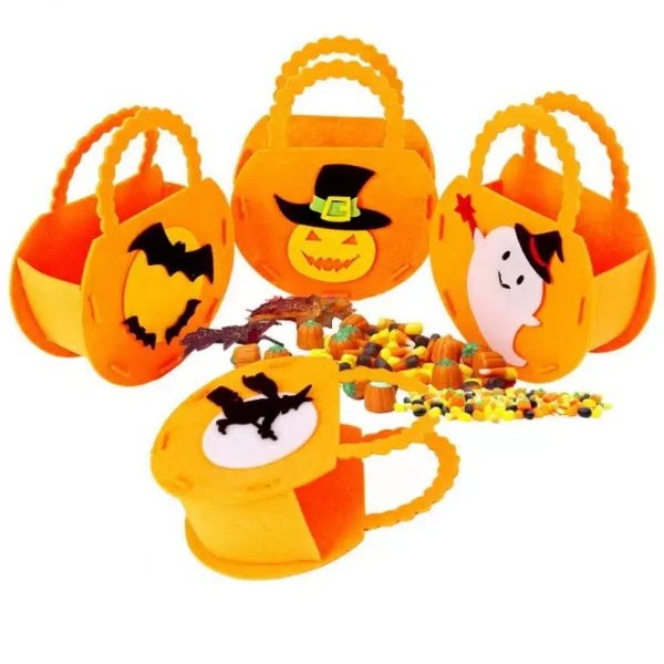 Halloween Tote Bag, Non-woven Bag, Ghost Festival Children's Gift Candy Bag, Halloween Props Supplies