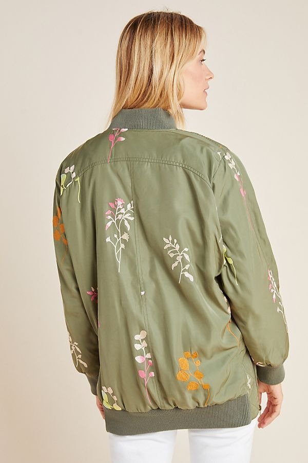 Ainsley Embroidered Bomber Jacket