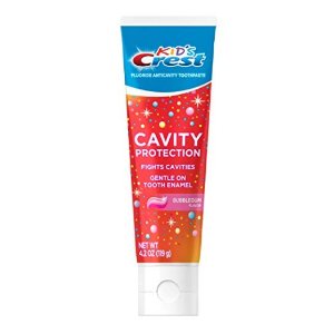 Crest Kid's Cavity Protection Fluoride Toothpaste & Rush