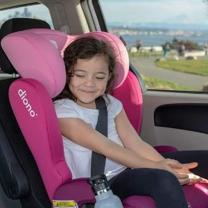 Diono Cambria 2 XL 2022, Dual Latch Connectors, 2-in-1 Belt Positioning Booster Seat