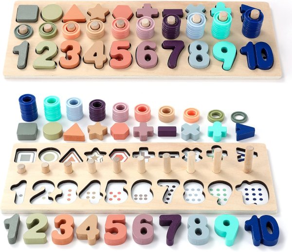 Montessori Toys Teaches Number, Counting, Math