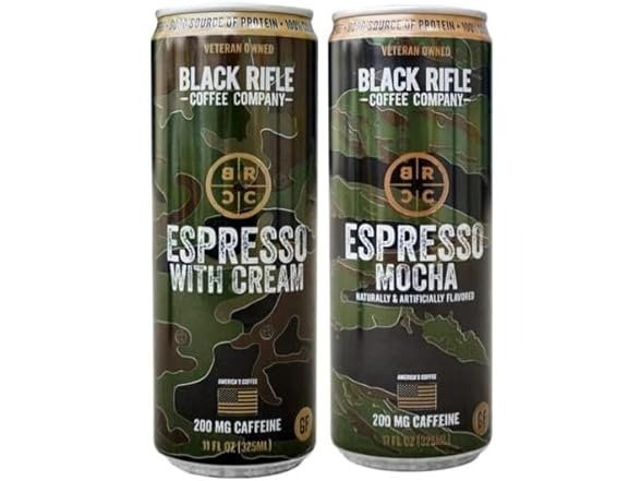 (24 Pack) Black Rifle Coffee Company RTD - Espresso with Cream & Esspresso Mocha Variety Pack