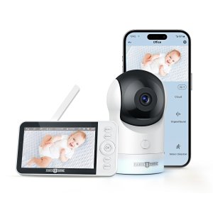 PARIS RHÔNE Video Baby Monitor, 2K UHD WiFi Camera, AI Tracking, Motion and Sound Detection and more
