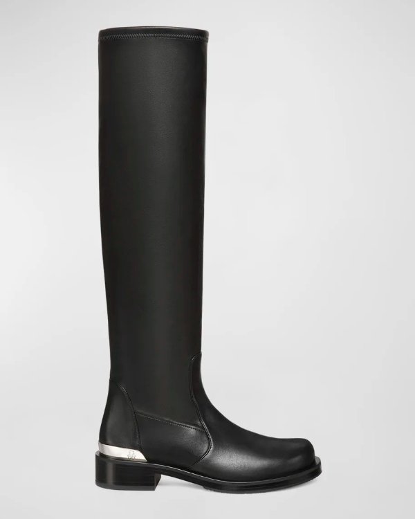 Mercer Bold Leather Knee Boots