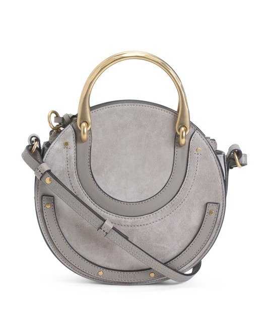 Made In Italy Pixie Small Leather Crossbody