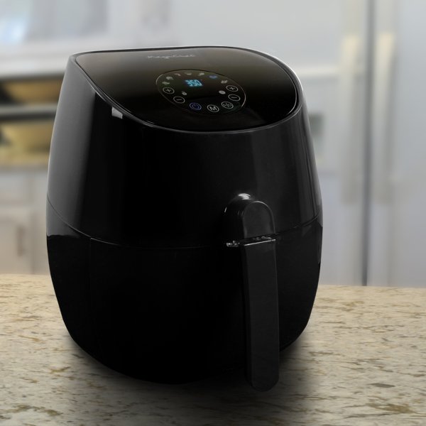 3.5 Quart Airfryer And Multicooker With 7 Pre-programmed Settings in Sleek Black