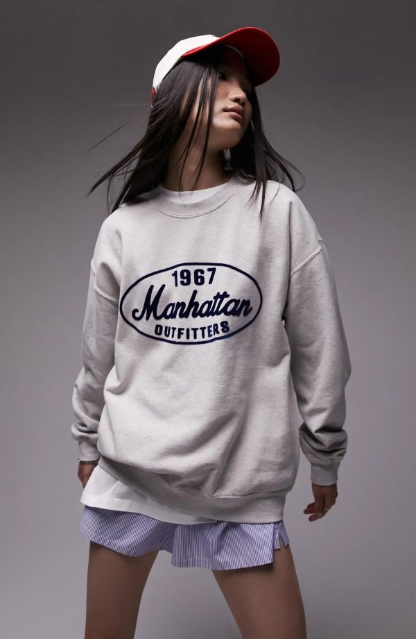 Manhattan 1967 Graphic Sweatshirt