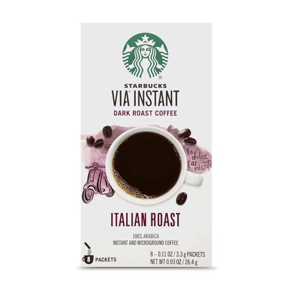 Starbucks VIA 意式口味速溶咖啡 8盒