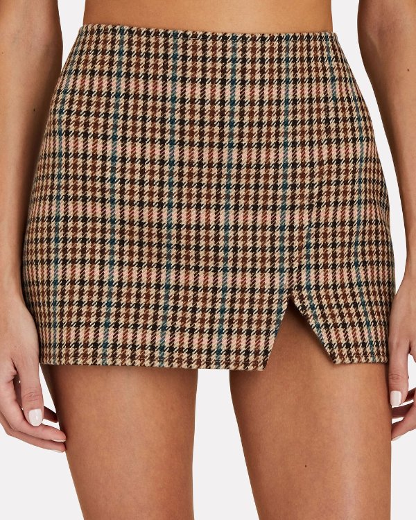 Rylee Plaid Mini Skirt